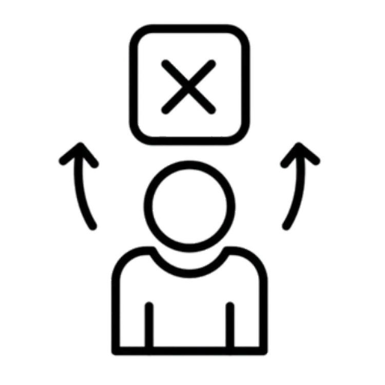 Persona enfrentando consecuencias de tomar malas decisiones