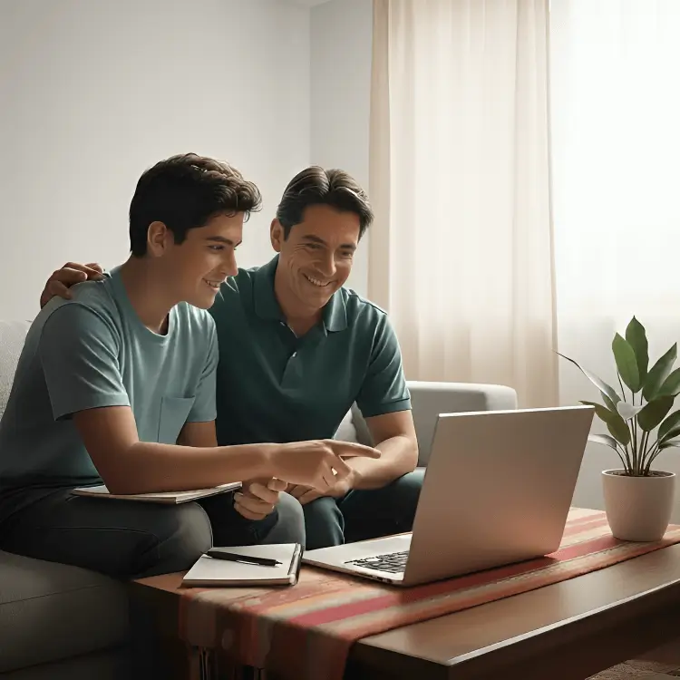 Guía individual para padres que apoyan el camino de sus hijos