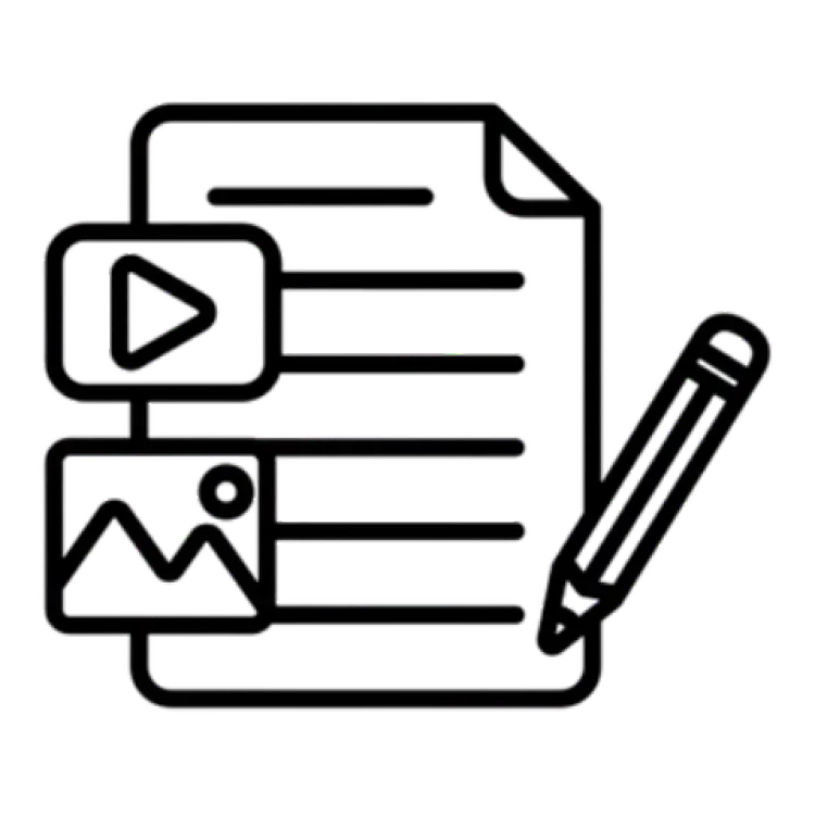 Icono que representa contenido práctico y aplicable
