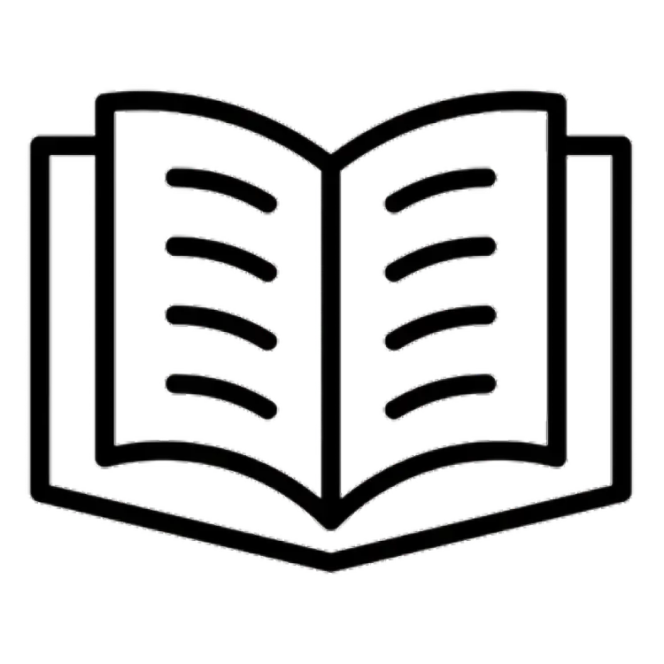 Icono que representa un libro abierto